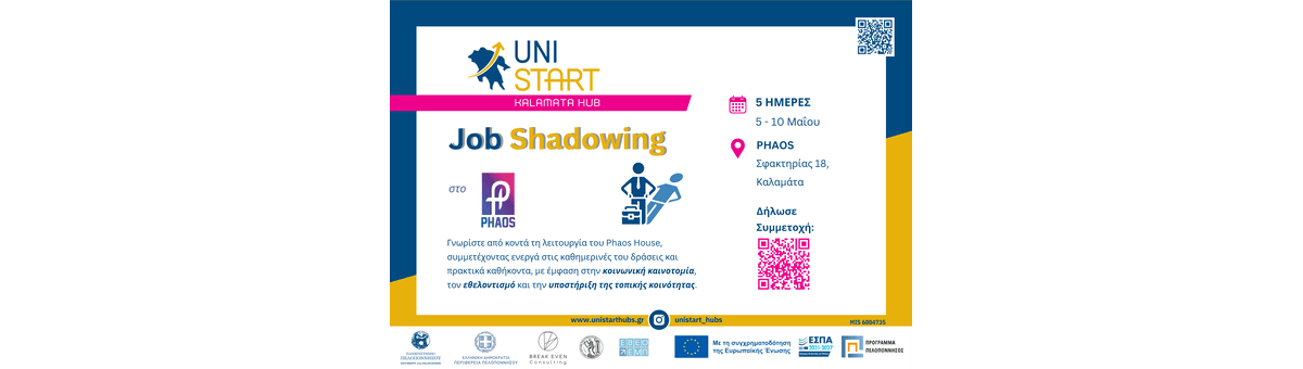 Job Shadowing PHAOS banner