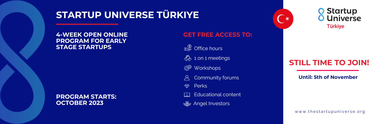 Startup Universe Türkiye banner
