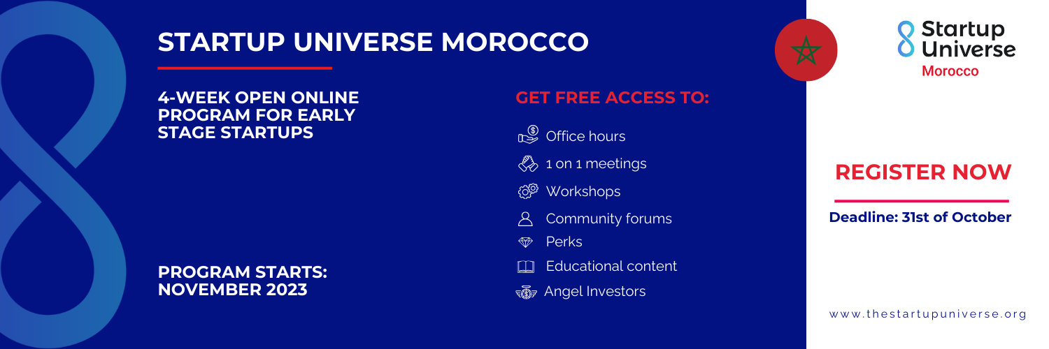 Startup Universe Morocco banner